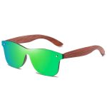 lunettes de soleil en bois