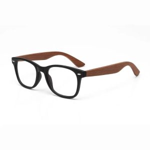 lunettes anti-lumière bleue en bois