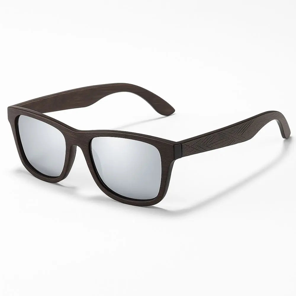 Lunette de Soleil en Bois UV400 Vallée