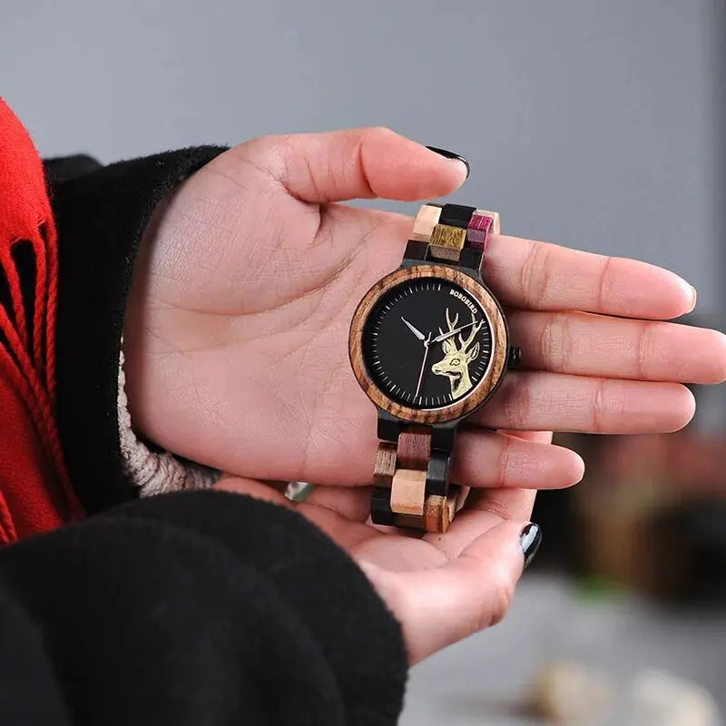 bracelet de montre en bois