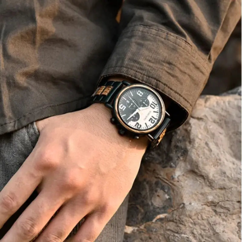 cadran montre bois Canyon