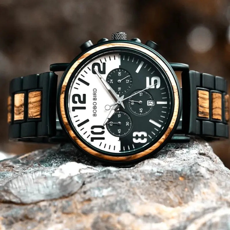 montre en bois élégante