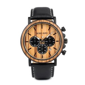 montre en bois