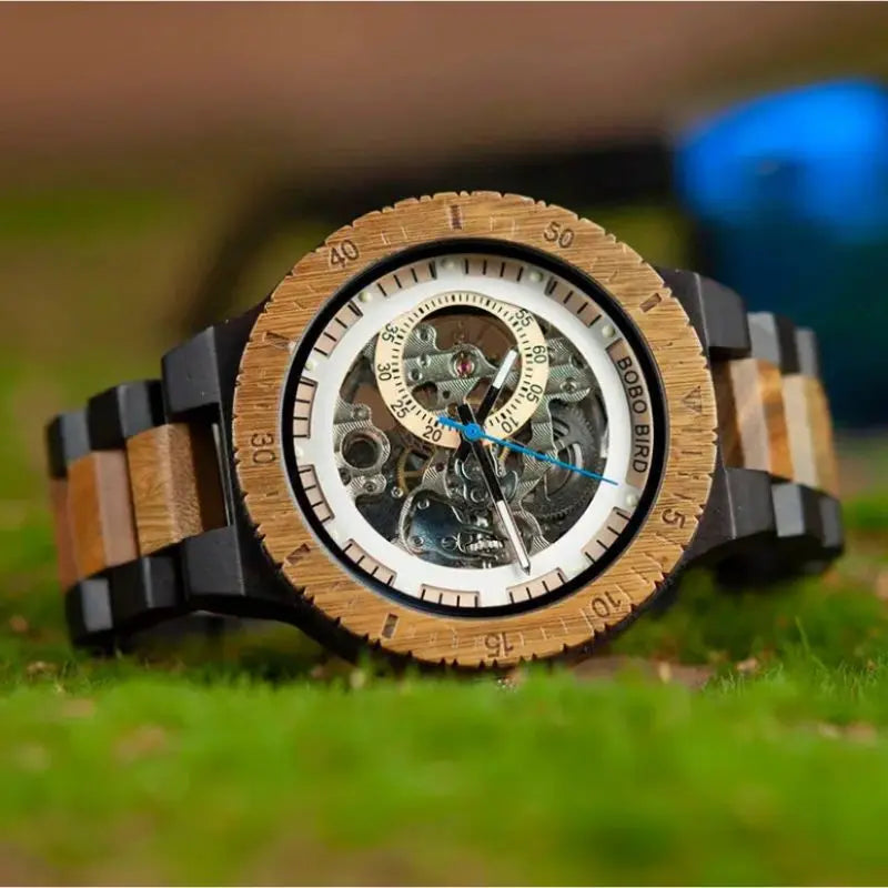 cadran montre en bois