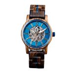montre en bois crépuscule