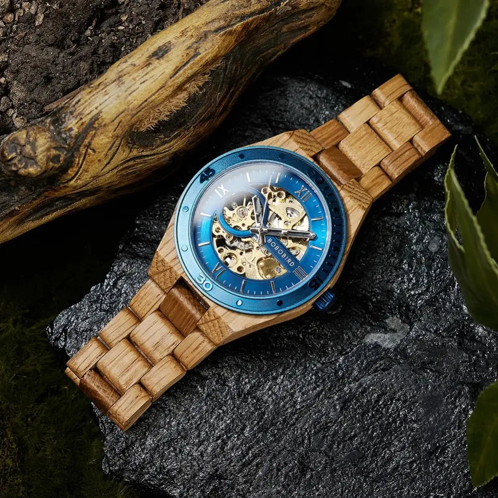 bracelet en bois montre