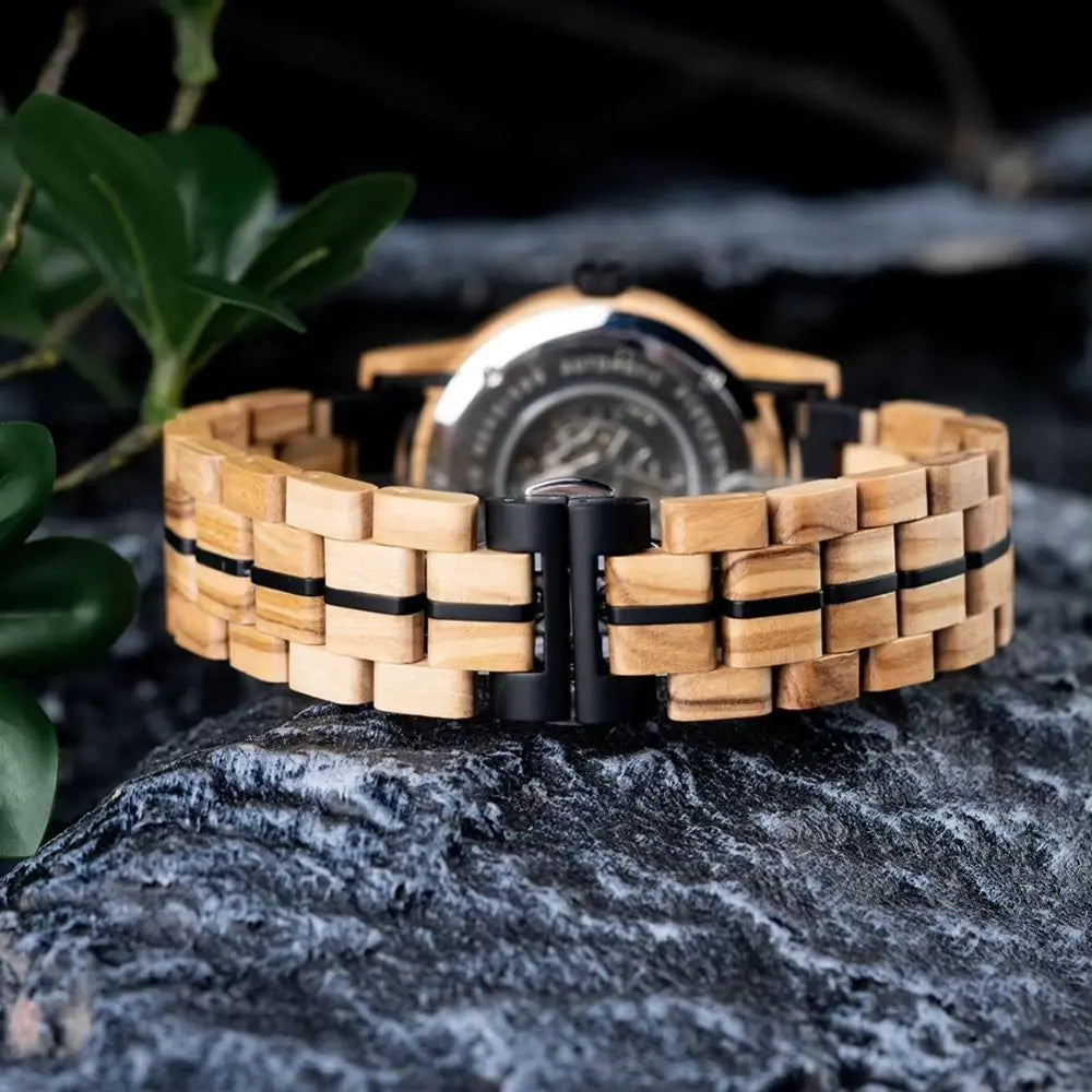 montre en bois chic
