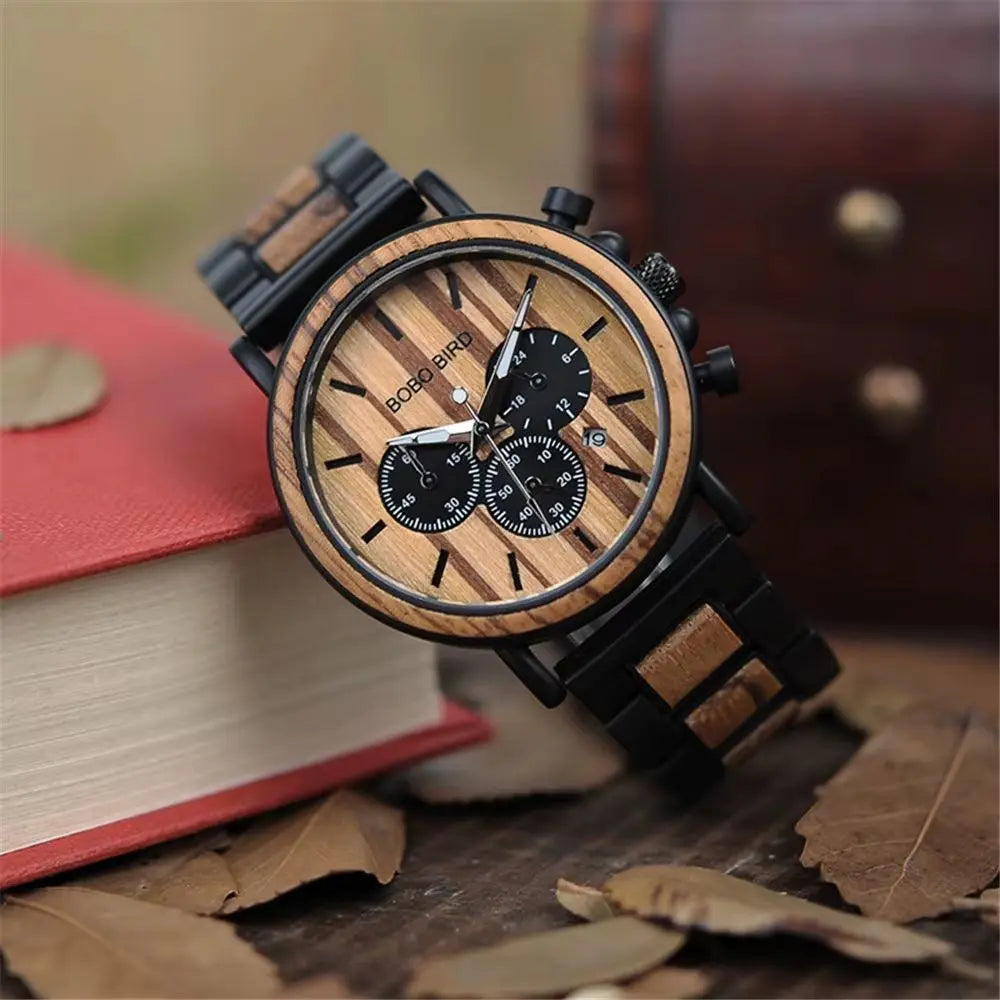 étoile du temps en bois