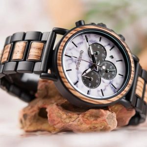 montre en bois glacier