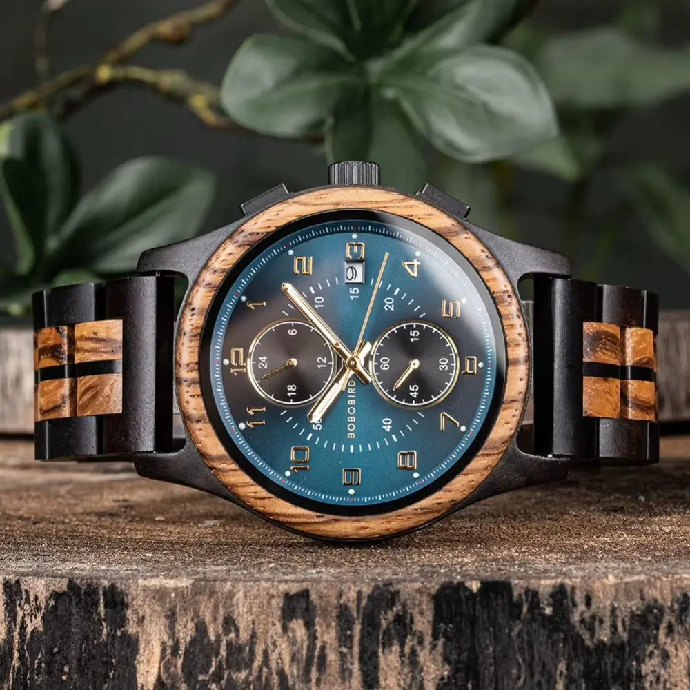 Montre naturelle lagon