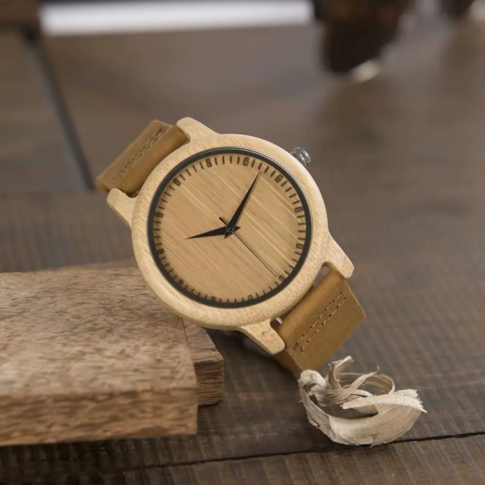 montre boisée pour amoureux