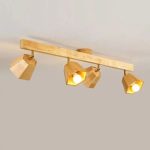 plafonnier led bois stelah