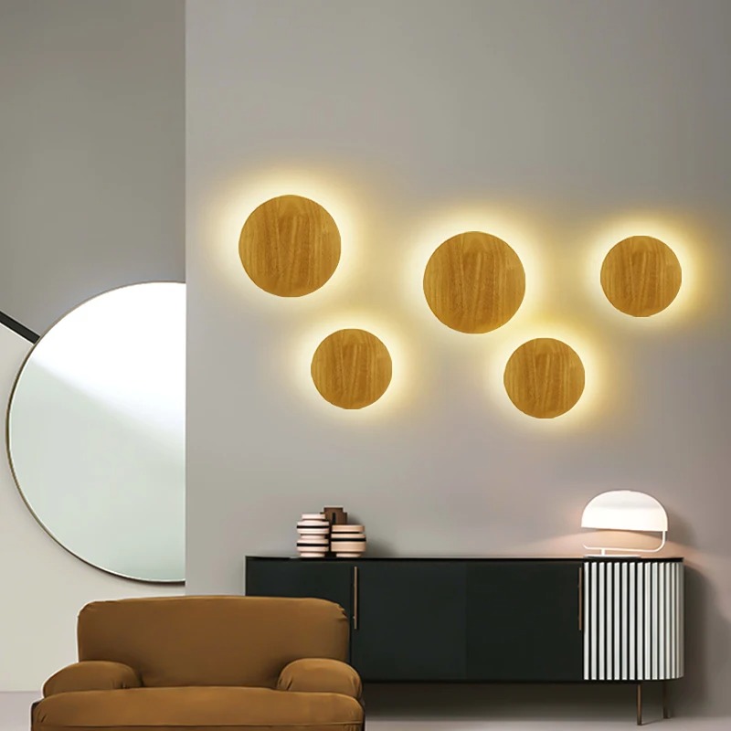 applique murale en bois