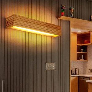applique bois ZENITH salle de bain