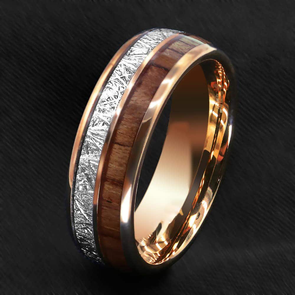 bague masculine en bois