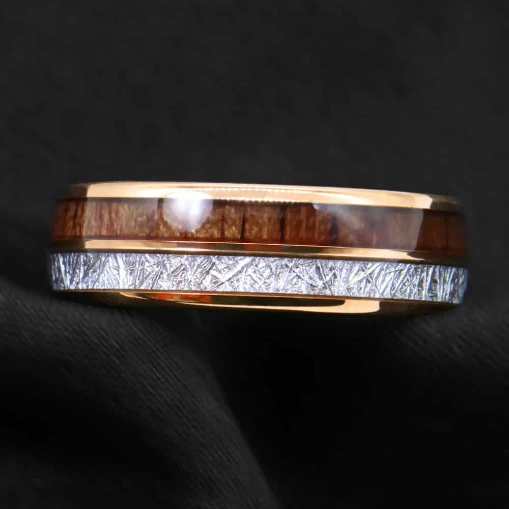 modèle de bague bois homme