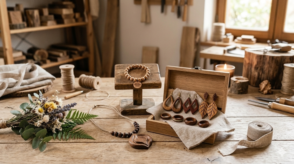 bijoux en bois