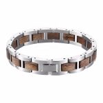 bracelet en bois de noyer raffiné