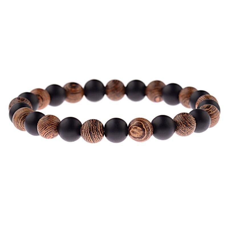 Perles de bois pour homme