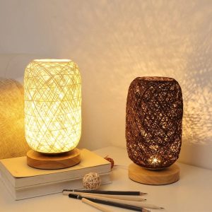 Lampe en Rotin ETERNEL