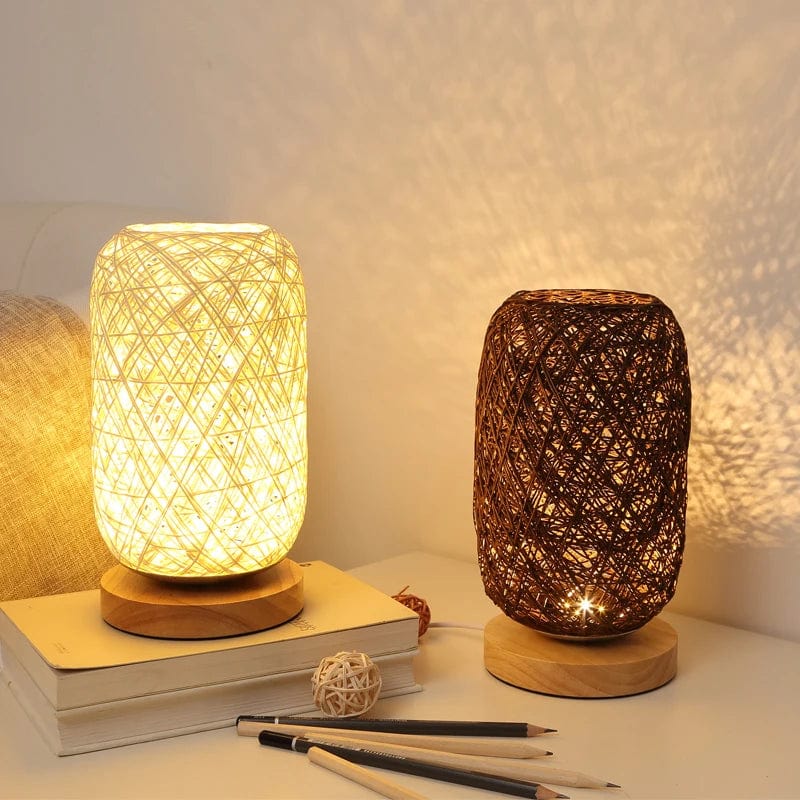 Lampe en Rotin ETERNEL