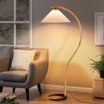 lampadaire salon bois