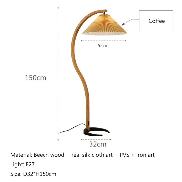 déco intérieure lampadaire bois