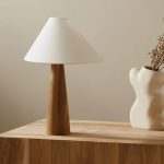 lampe bois naturel