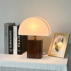 Lampe Champignon Bois élégante