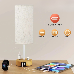 Lampe avec chargeur sans fil