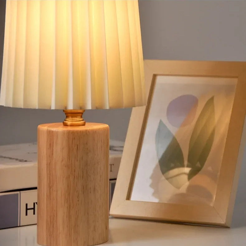lampe bois raffinée