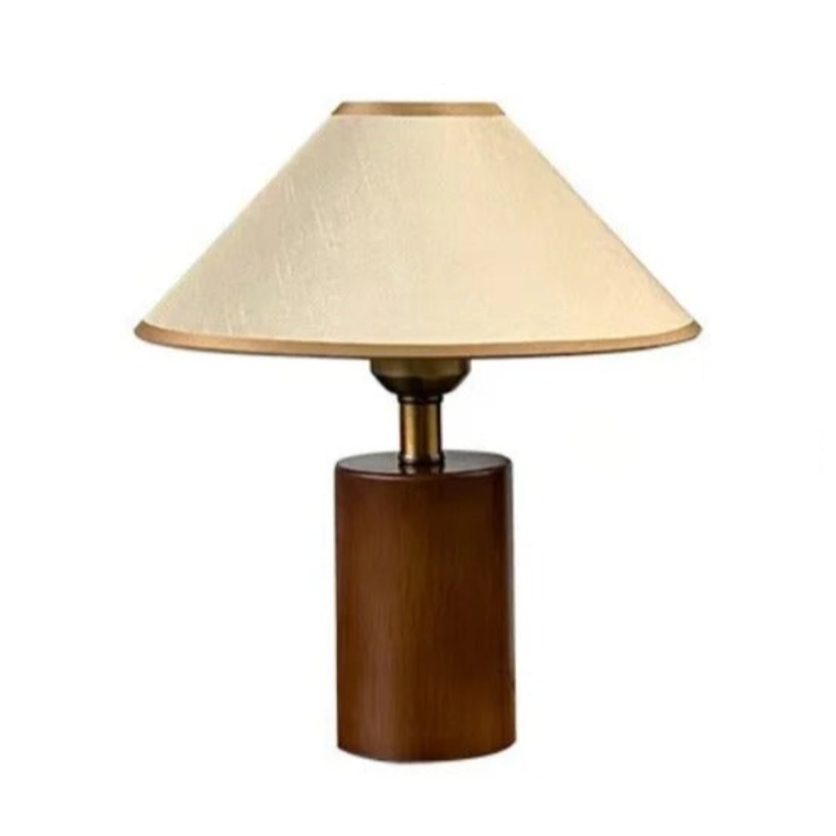 élégante lampe en bois et lin