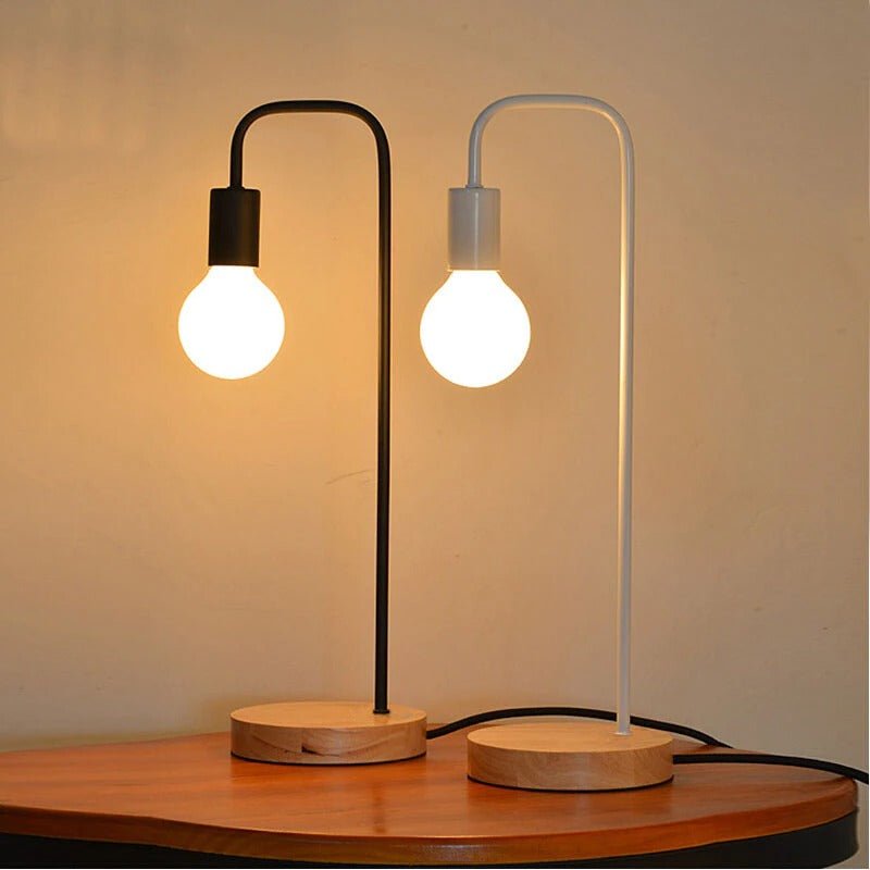 lampe noire design industriel