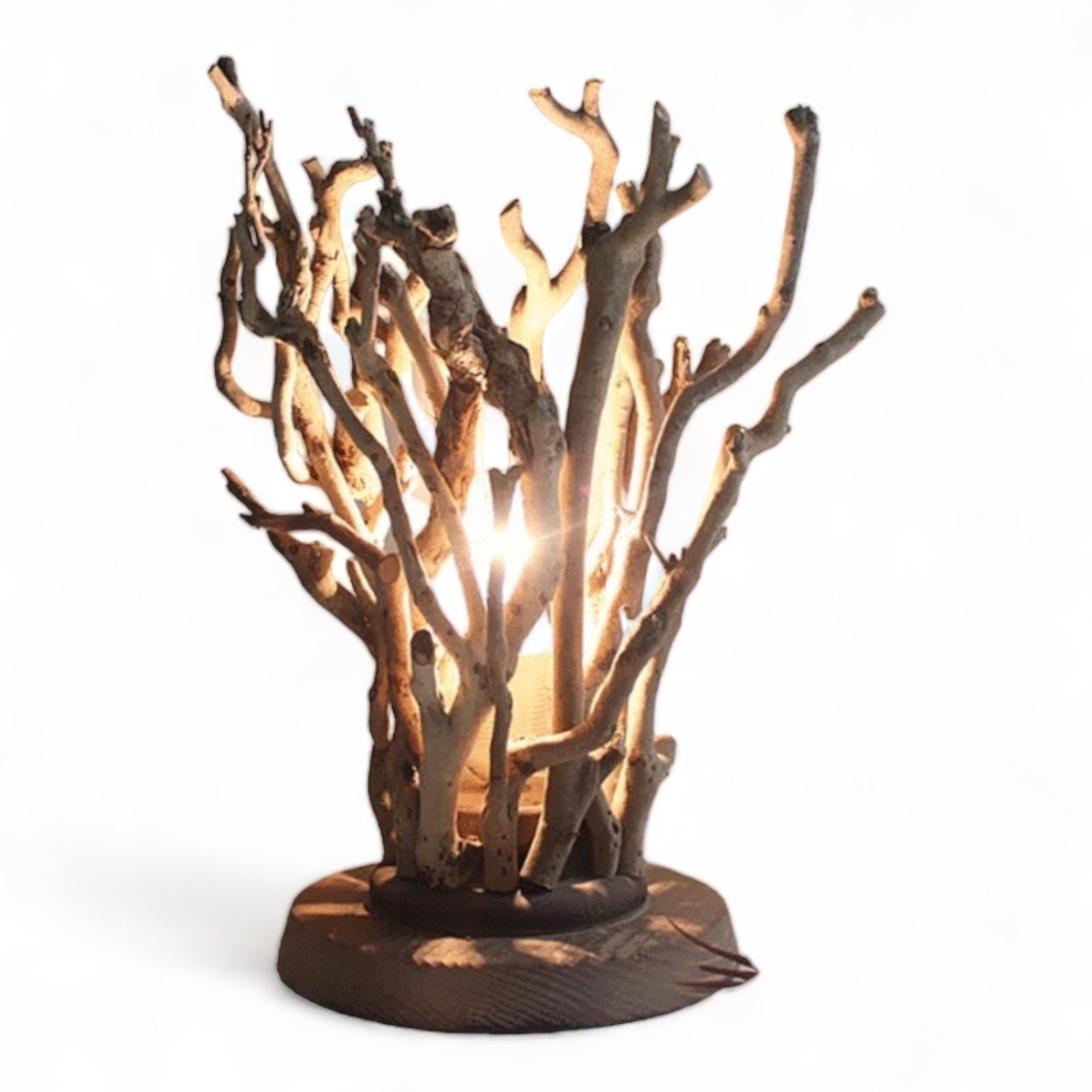 déco naturel lampe