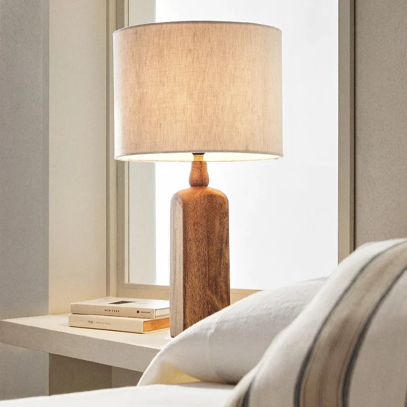 design contemporain lampe bois