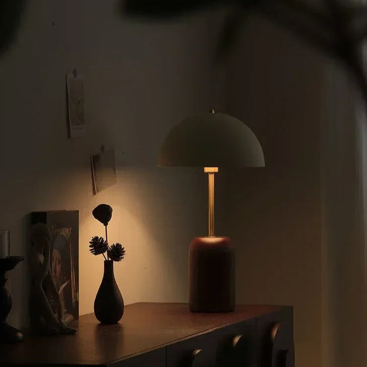 Luminaire élégant en bois