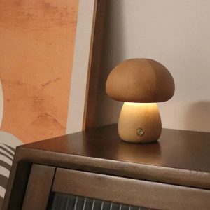lampe design en bois