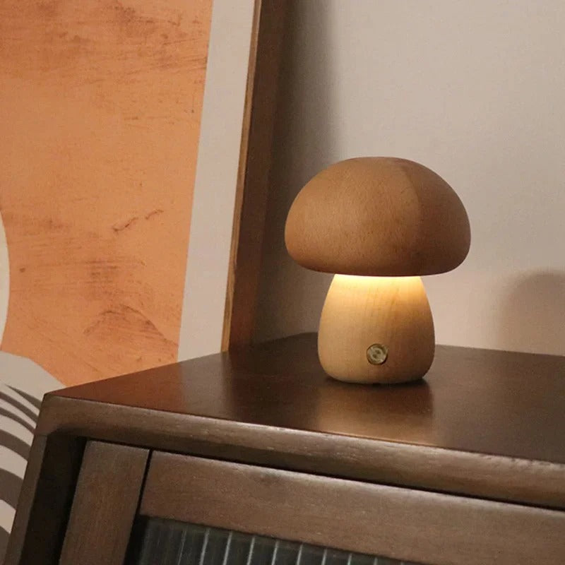 lampe design en bois