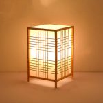 lampe de chevet en bambou