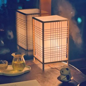 luminaire en bambou