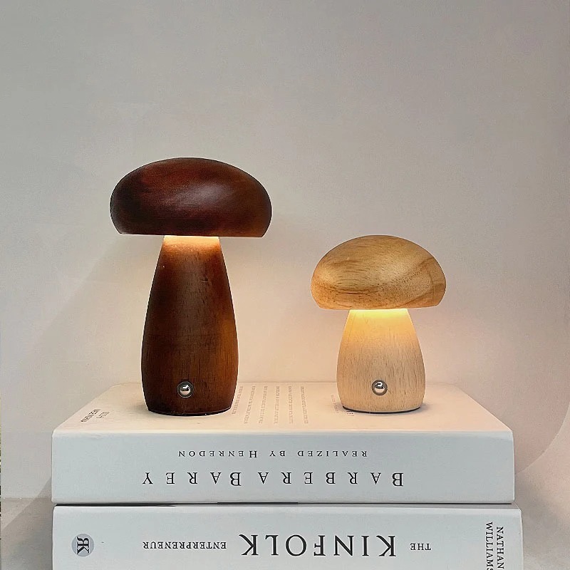 lampe de chevet en bois