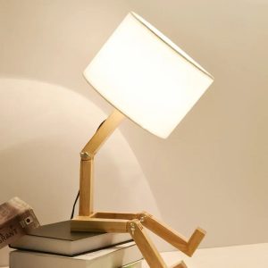 luminaire en bois