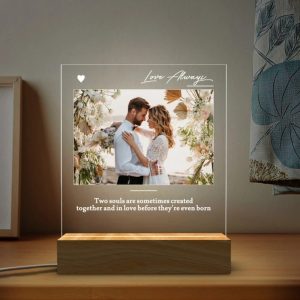 lampe personnalisée en acrylique