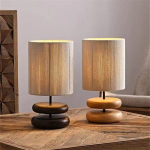 Lampe de chevet bois
