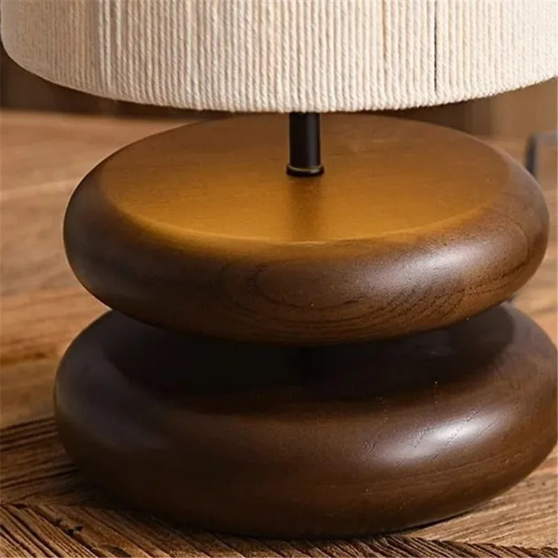 Lampe pied bois