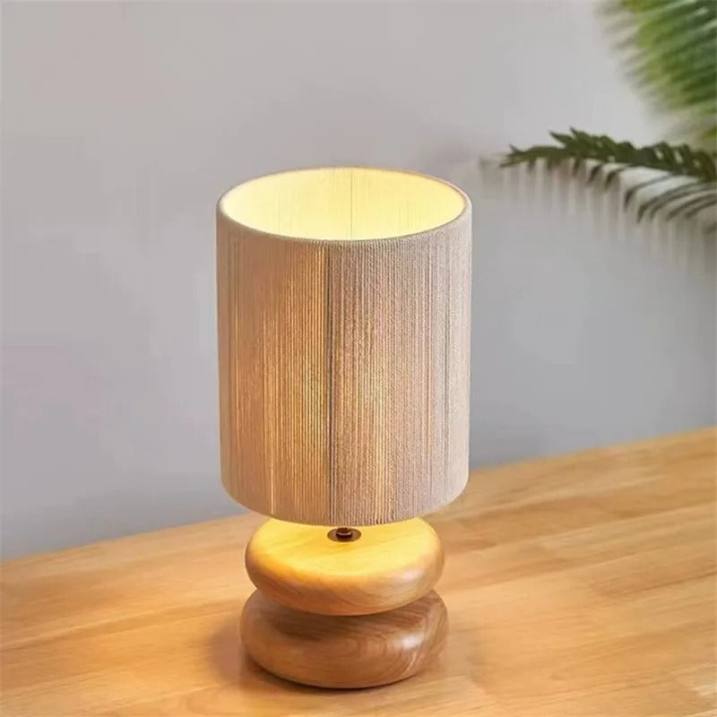 Lampe bois décor