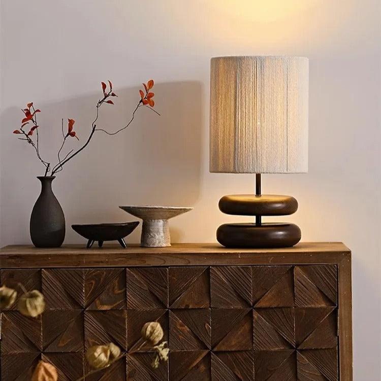 Lampe design bois
