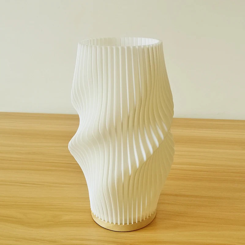 Lampe design en bois