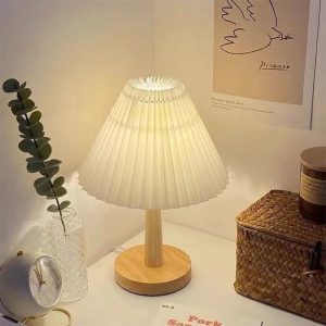 lampe chevet en bois