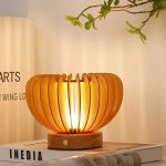 lampe design en bois